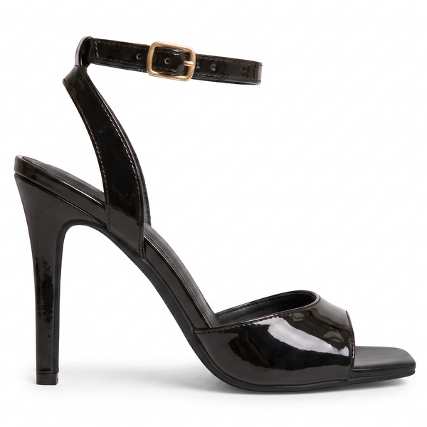 ZAPATILLA BÁSICA NEGRA DE TACÓN DE AGUJA (MOD 7201)