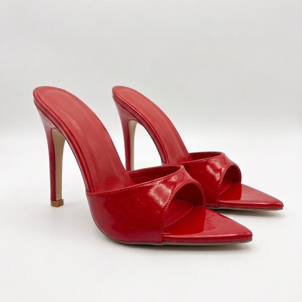 SANDALIA PUNTAL ROJA DE TACÓN DE AGUJA (MOD 4307)