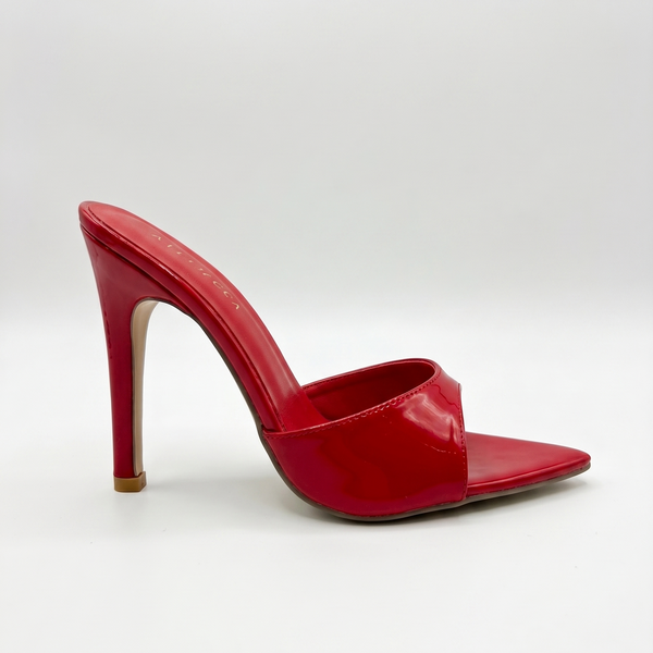 SANDALIA PUNTAL ROJA DE TACÓN DE AGUJA (MOD 4307)