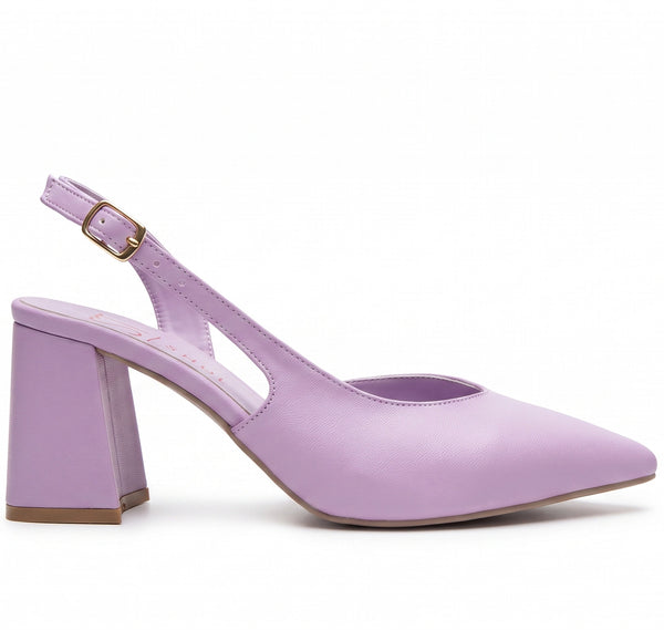 ZAPATILLAS LILA PARA MUJER TIPO SLINGBACK (MOD 3003)