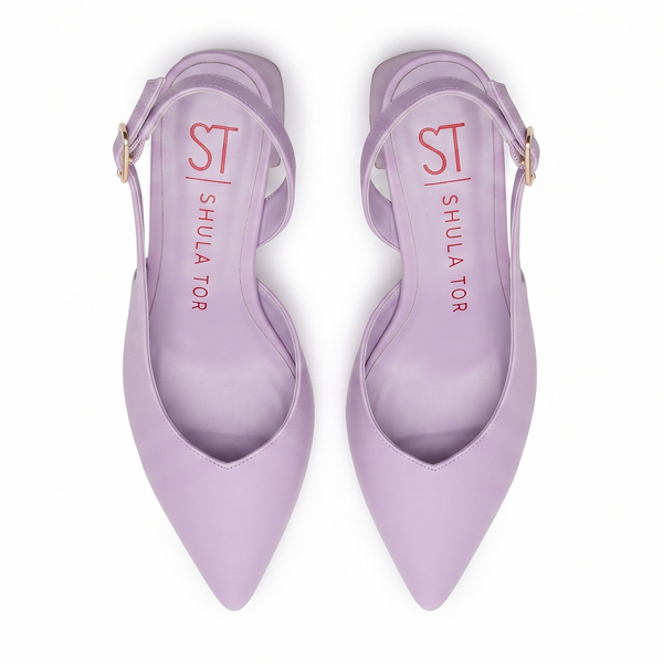 ZAPATILLAS LILA PARA MUJER TIPO SLINGBACK (MOD 3003)