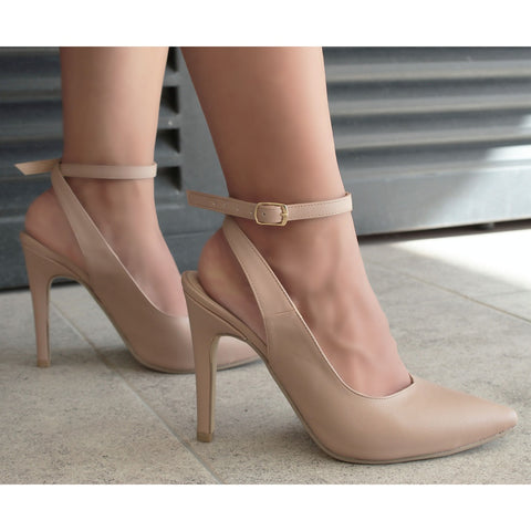 ZAPATILLA STILETTO MAQUILLAJE CON PULSERA (MOD 4024)