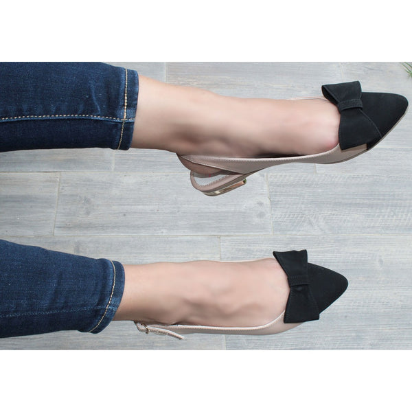 BALLERINA NEGRO/MAQUILLAJE DESTALONADA CON PULSERA Y MOÑO (MOD FATIMA)