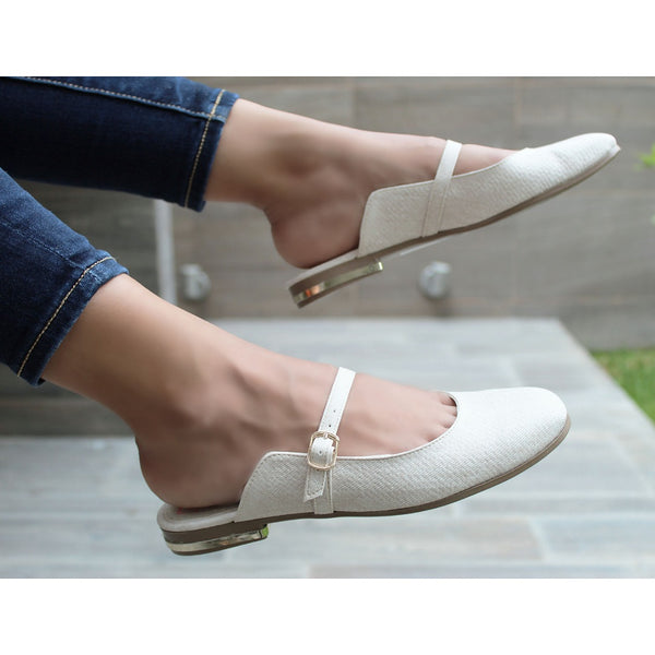 MULE BEIGE CON PULSERA (MOD KARLA)