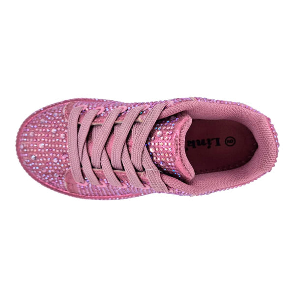 TENNIS ROSAS CON PIEDRAS PARA NIÑA (MOD ODINA)