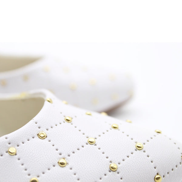 BALLERINA BLANCA CON REMACHES (MOD 01)