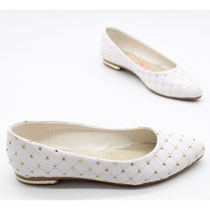 BALLERINA BLANCA CON REMACHES (MOD 01)