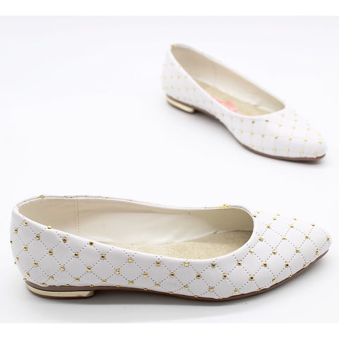 BALLERINA BLANCA CON REMACHES (MOD 01)