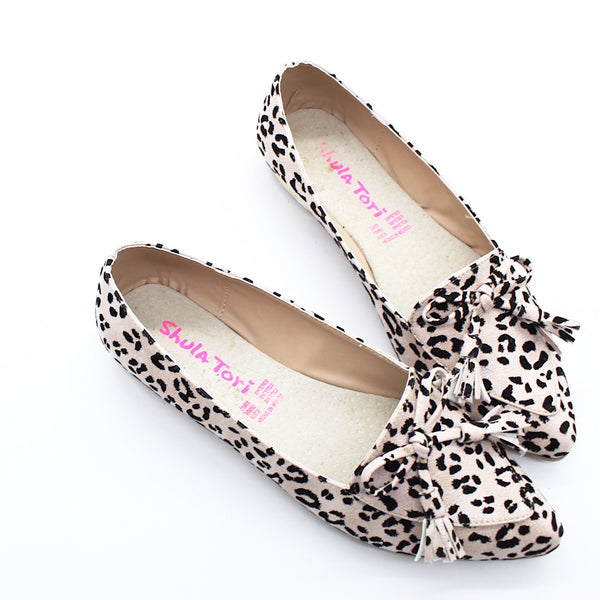 BALLERINA ANIMAL PRINT CON MOÑO (MOD EDNA)