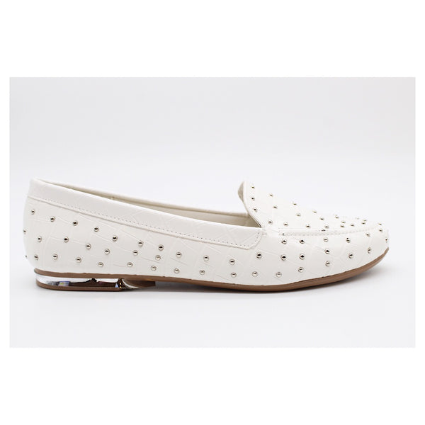 BALLERINA BLANCA CON REMACHES (MOD ROMA)