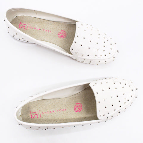 BALLERINA BLANCA CON REMACHES (MOD ROMA)