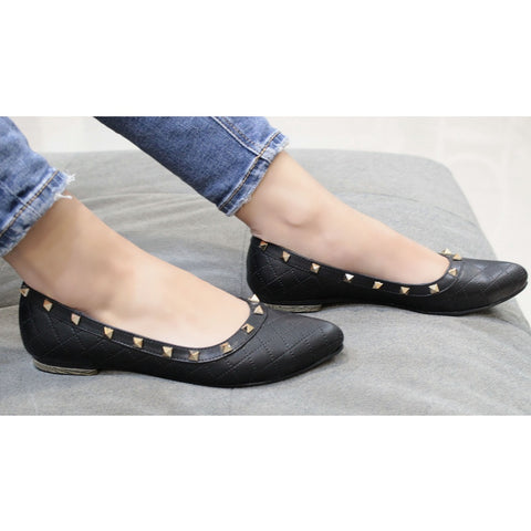 BALLERINA NEGRA CON ESTOPEROLES (MOD 01)