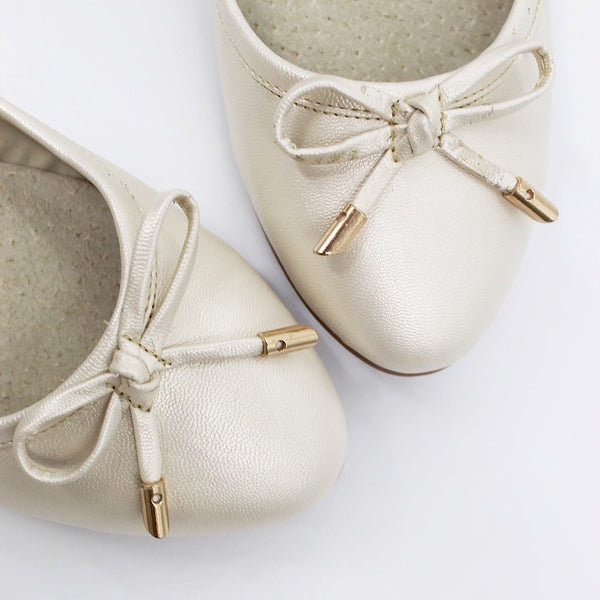 BALLERINA PERLA CON MOÑO (MOD 010)