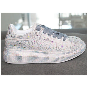 CHUNKY SNEAKERS BLANCO CON PIEDRAS (MOD KINGDOM)