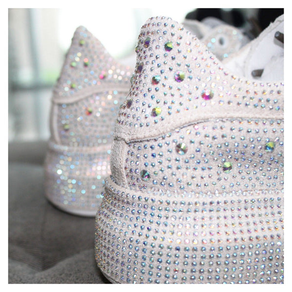 CHUNKY SNEAKERS BLANCO CON PIEDRAS (MOD KINGDOM)