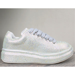 CHUNKY SNEAKERS PLATA CON PIEDRAS (MOD KINGDOM)