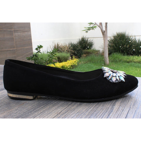 BALLERINA NEGRA CON HERRAJE (MOD 01)