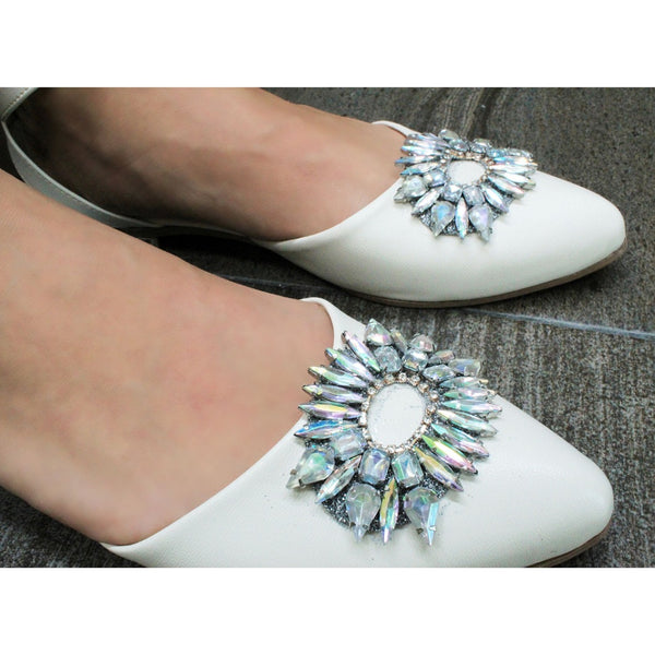 BALLERINA CREMA CON PULSERA Y HERRAJE (MOD ALBA)