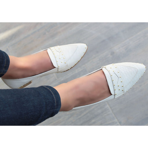 BALLERINA HUESO CON REMACHES  (MOD MIA)