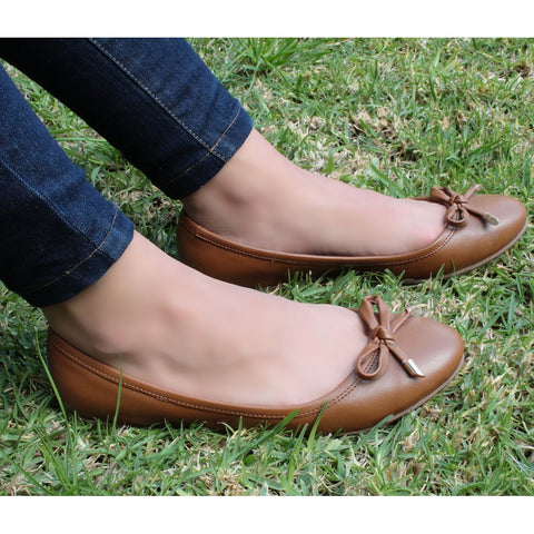 BALLERINA CAMEL CON MOÑO (MOD 010)